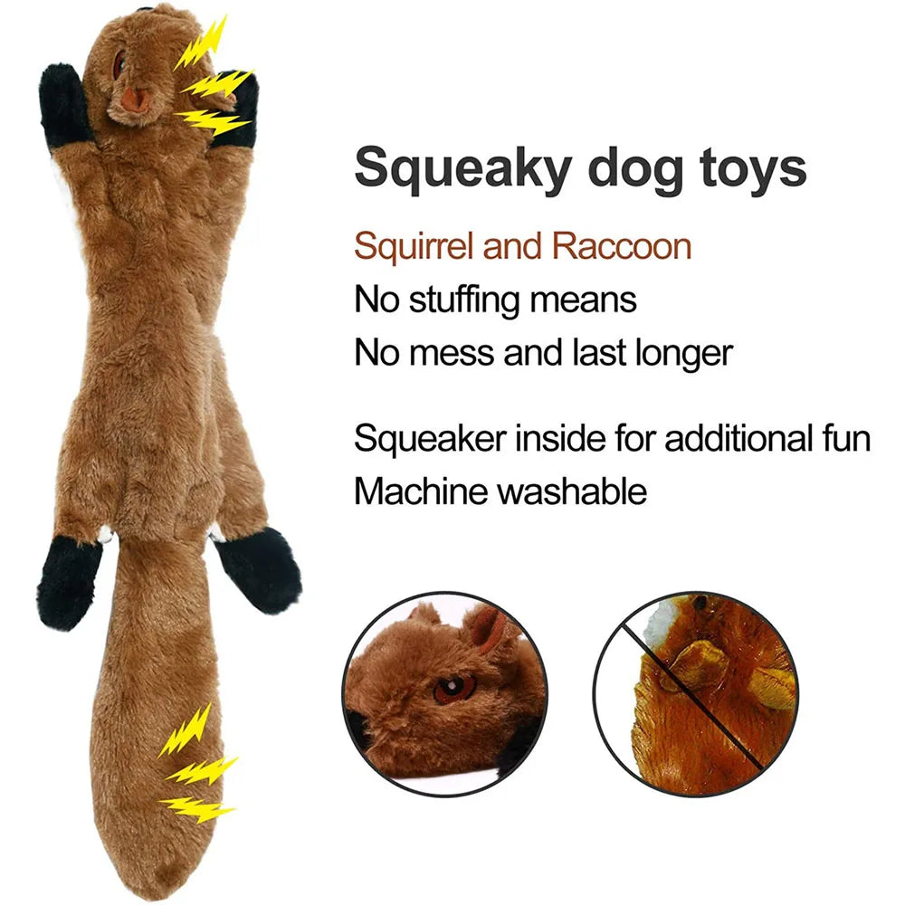 Squeaky Plush Dog Toy Stuffing Free