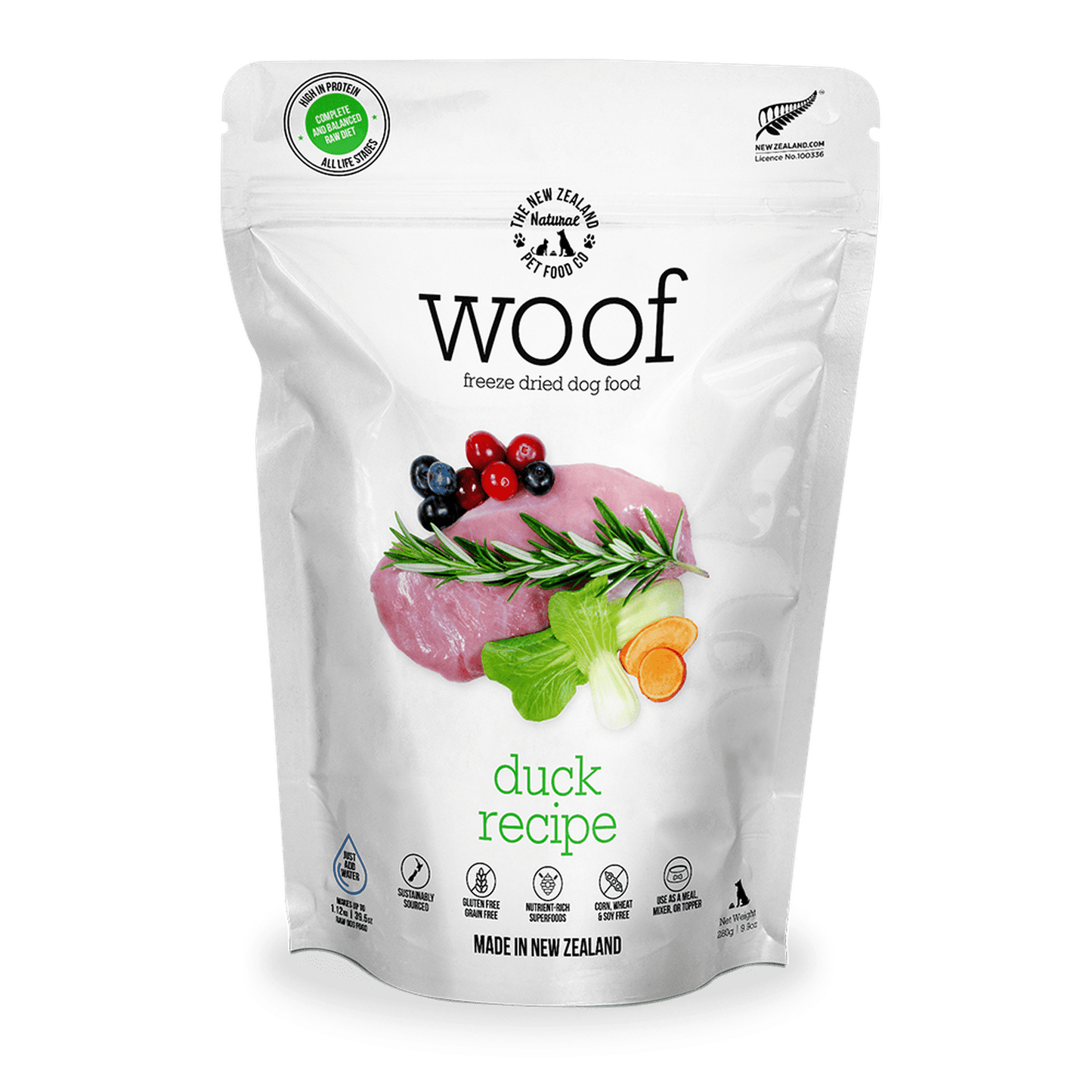 WOOF Freeze Dried Dog Food [280g]