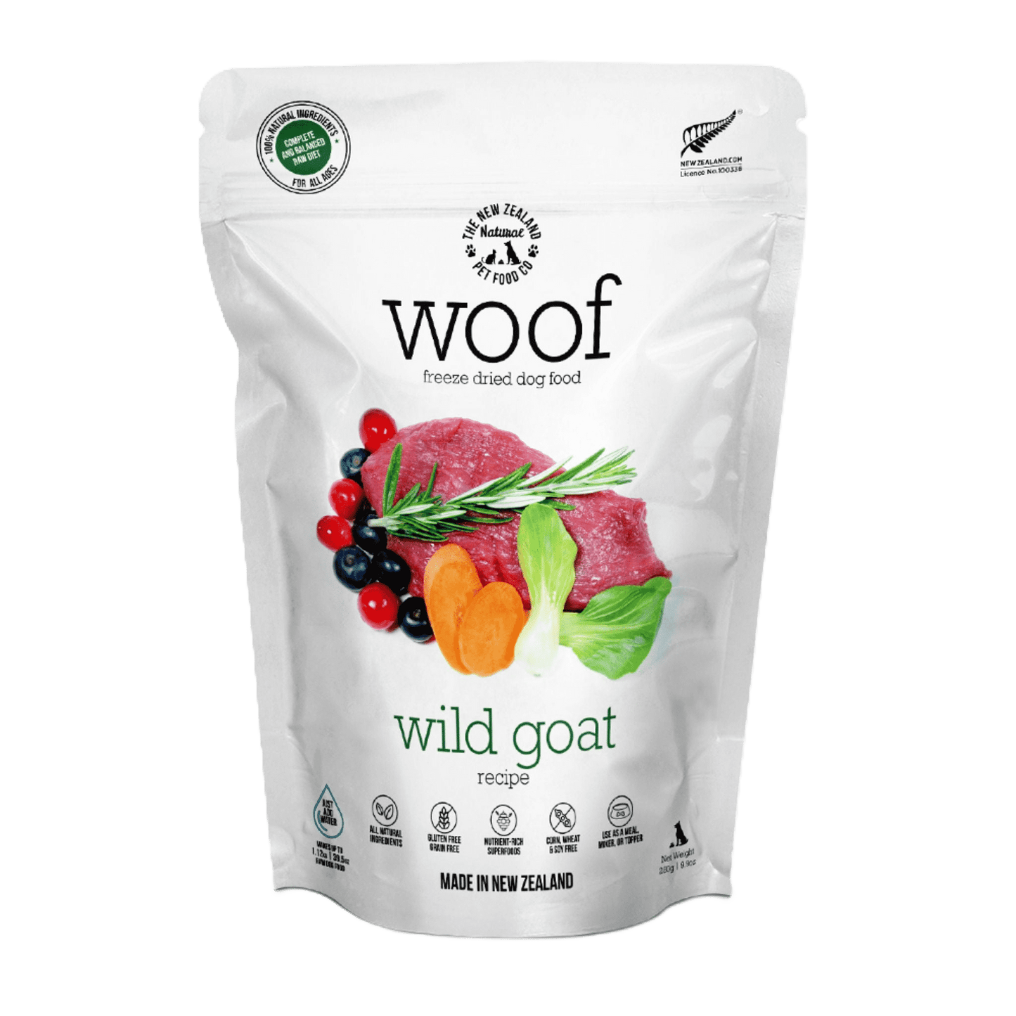 WOOF Freeze Dried Dog Food [280g]