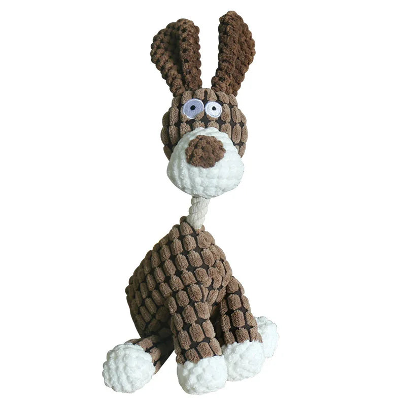 Squeaky Donkey Dog Toy