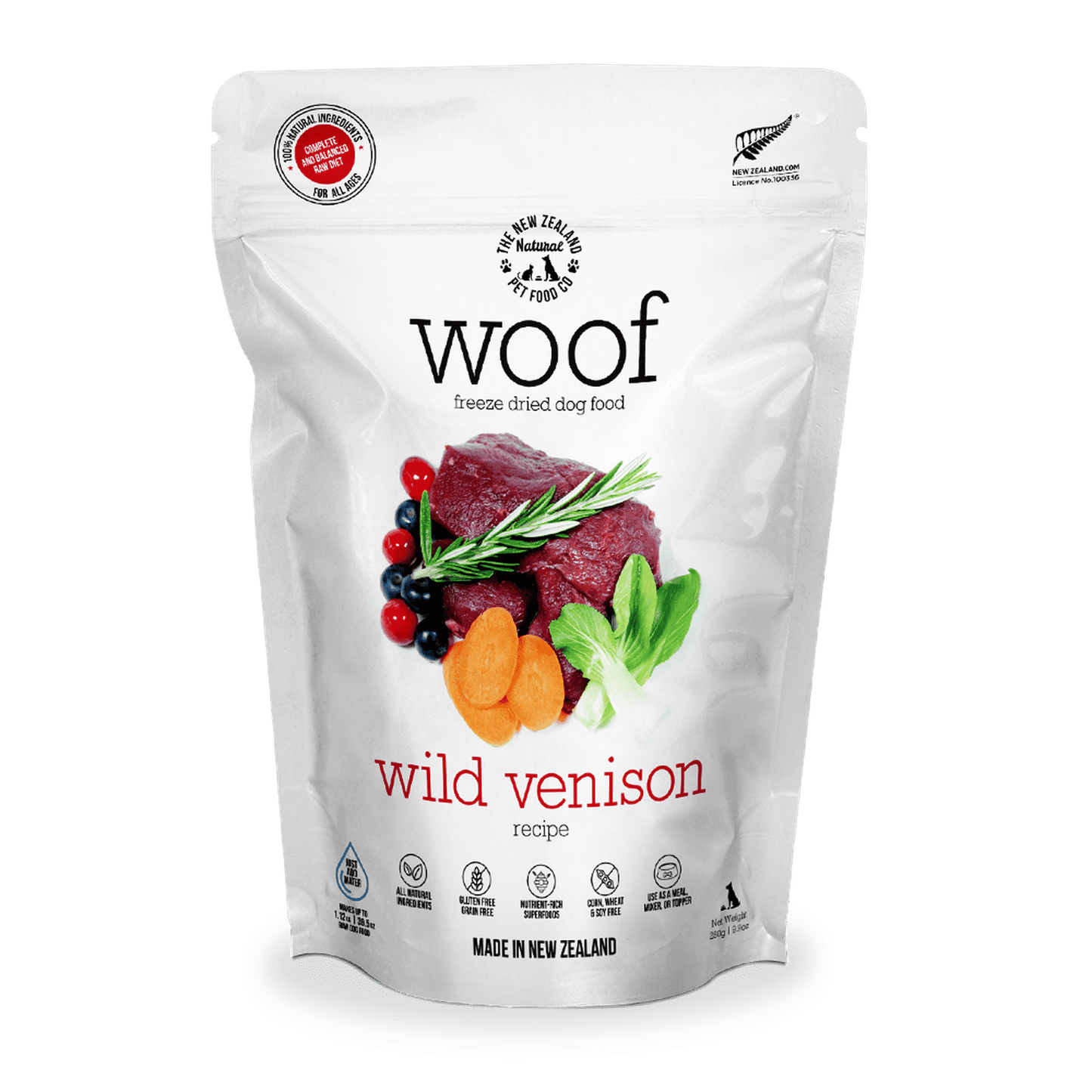 WOOF Freeze Dried Dog Food [280g]